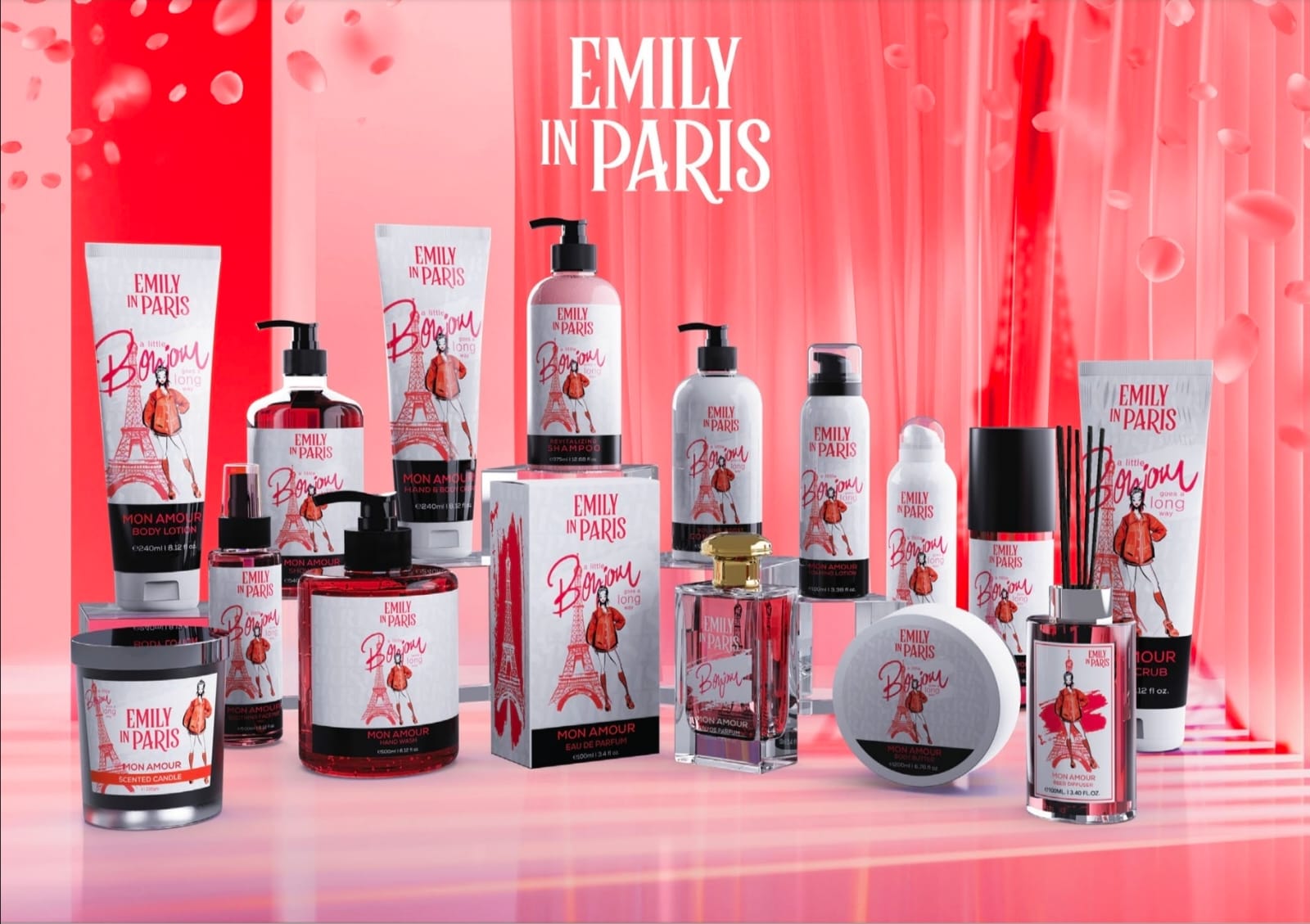 Emily in Paris Personal Care Line Cosmetics and Beauty Wholesale Products