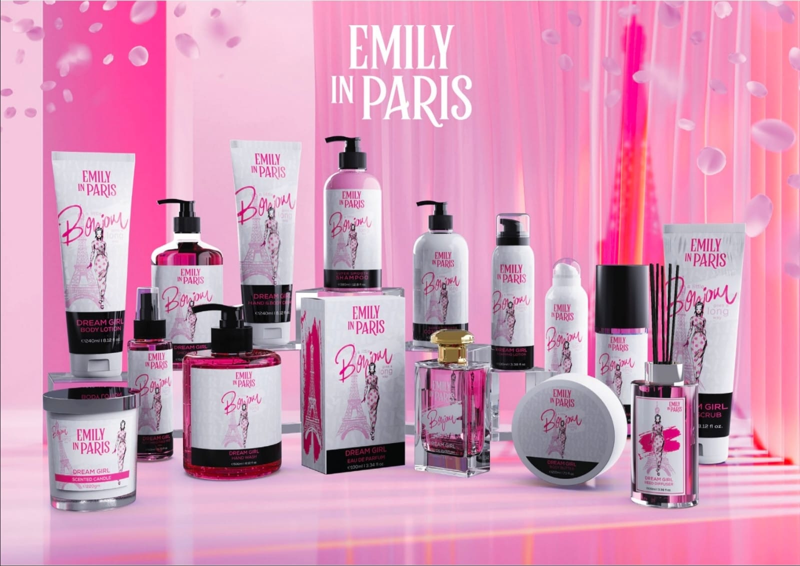 Emily in Paris Personal Care Line Cosmetics and Beauty Wholesale Products