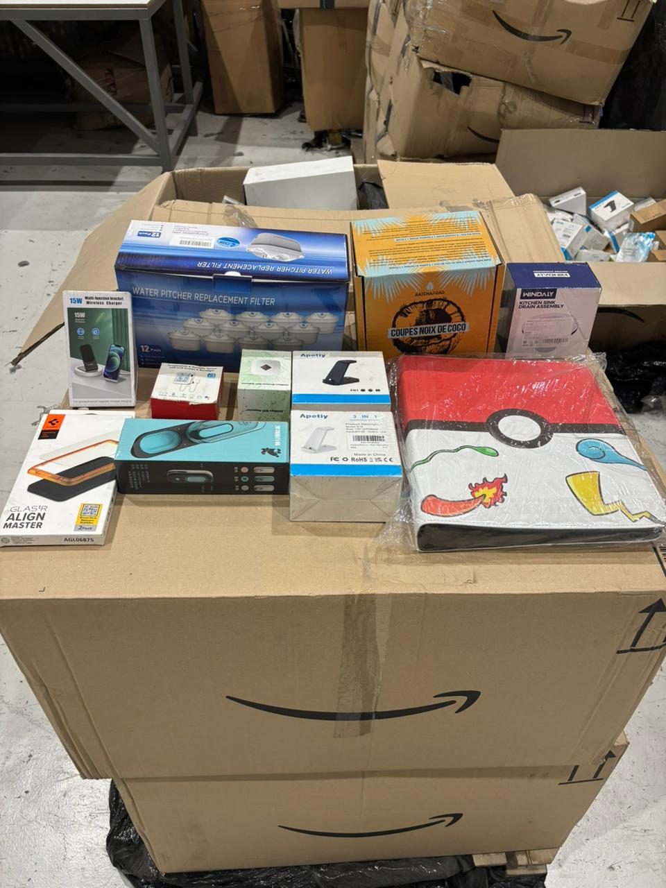 Amazon returns pallets from Europe - Amazing price per kg